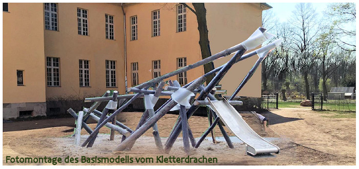 Kletterdrachen-Modell