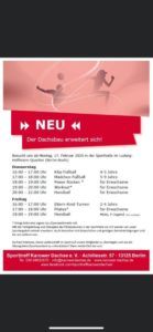 Sportangebot Karower Dachse